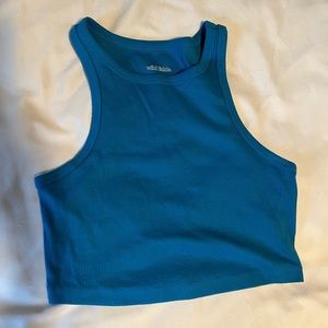 Blue woman’s crop top wild fable
